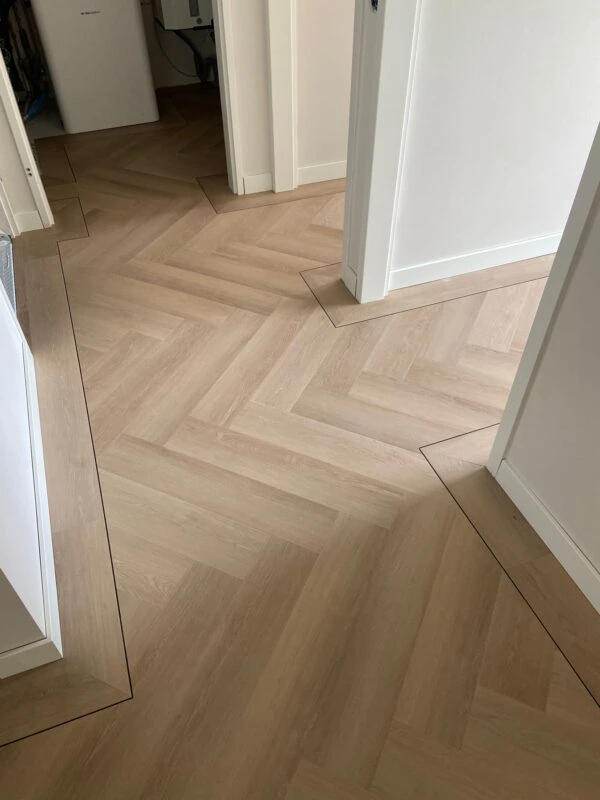Marino Beige Eiken PVC visgraat vloer