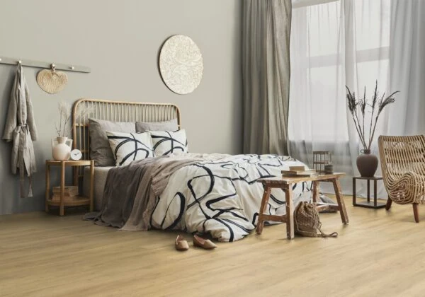Adria Beige Eiken PVC inclusief leggen in woonkamer
