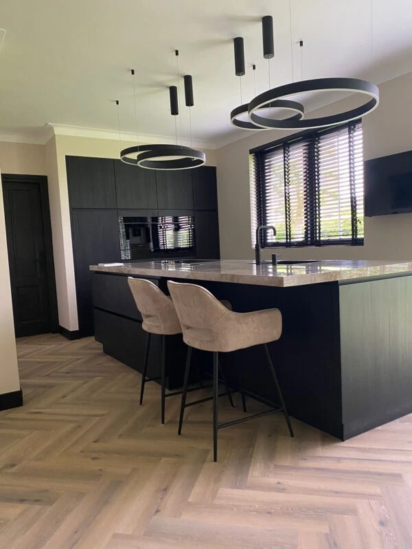 Tarkett Sisal Oak PVC visgraat geluiddempende vloer